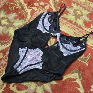 Ann Summers Lace Bodysuit Lingerie